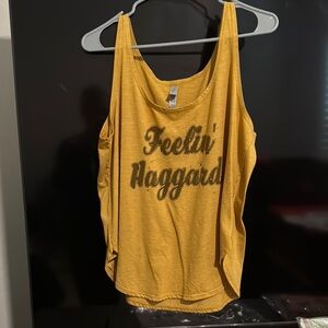 Next Level Apparel Mustard Tank Top